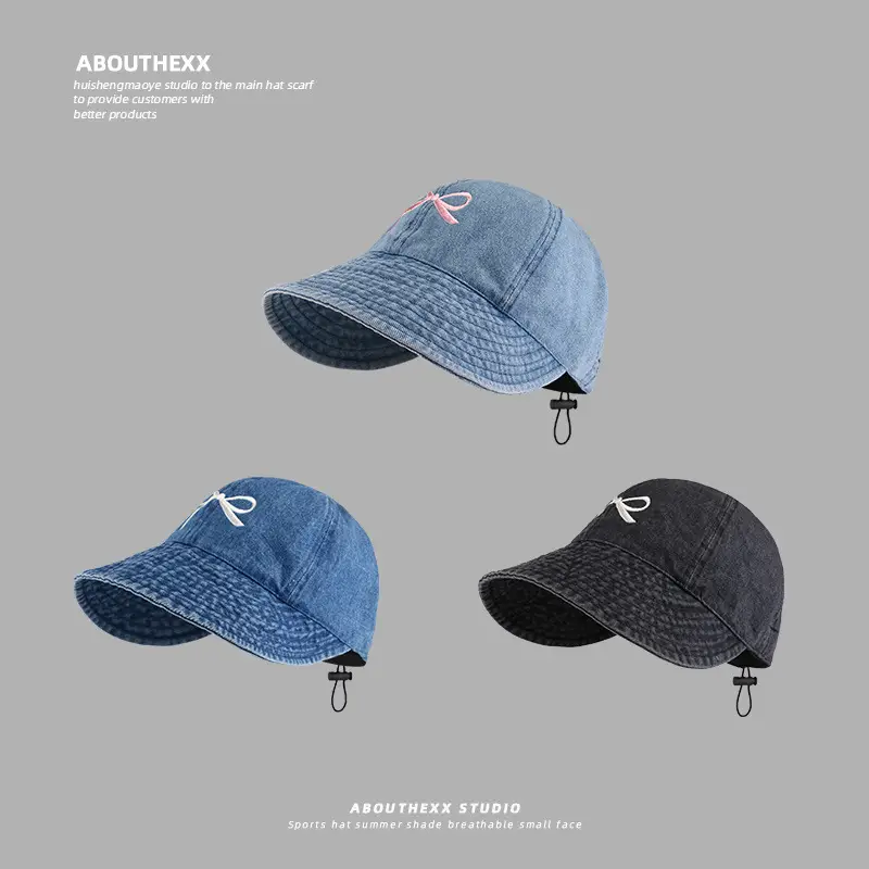 Pink Bow Embroidered Baseball Cap for Kids Primary School - Image 33