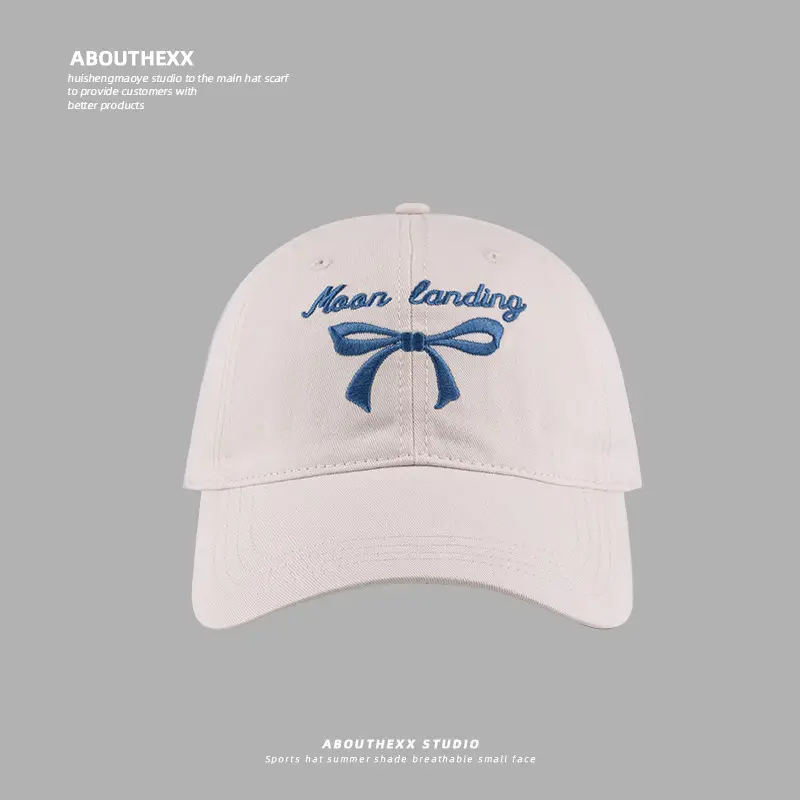 Pink Bow Embroidered Baseball Cap for Kids Primary School — feature 23
