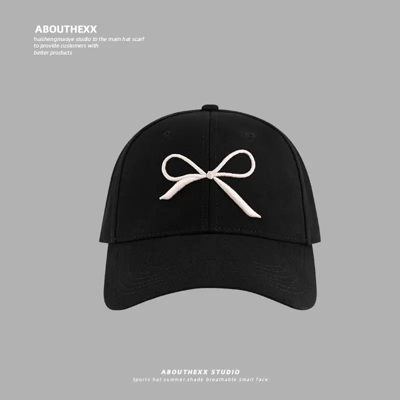 Pink Bow Embroidered Baseball Cap for Kids Primary School - Image 20