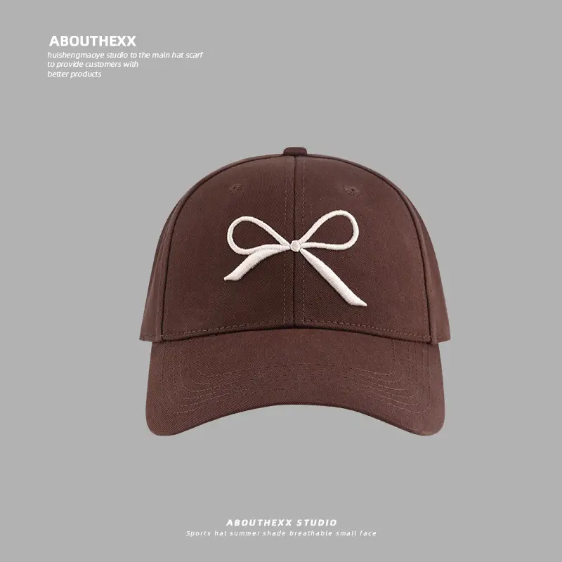 Pink Bow Embroidered Baseball Cap for Kids Primary School - Image 21