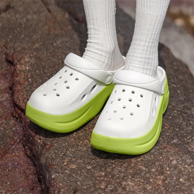 Women's Hole Shoes Summer New Home Wear Non-slip Deodorant Slippers Outdoor Casual Wear-resistant High-value Sandals - Image 8