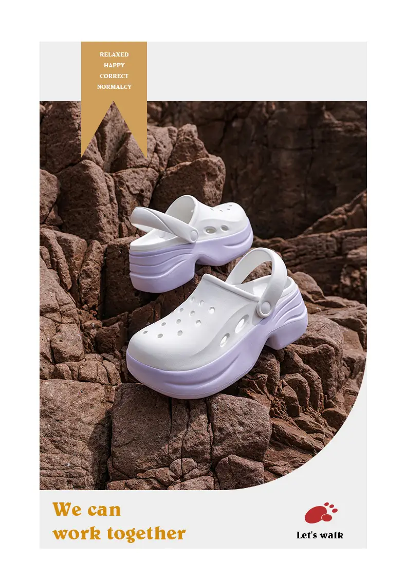 Women's Hole Shoes Summer New Home Wear Non-slip Deodorant Slippers Outdoor Casual Wear-resistant High-value Sandals — feature 10