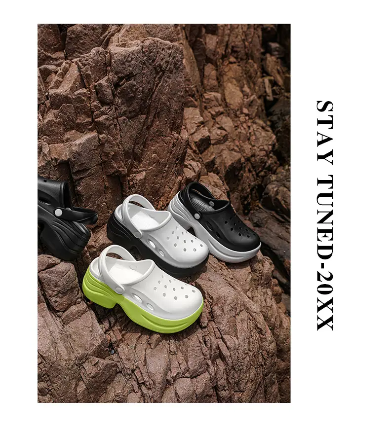 Women's Hole Shoes Summer New Home Wear Non-slip Deodorant Slippers Outdoor Casual Wear-resistant High-value Sandals — feature 18