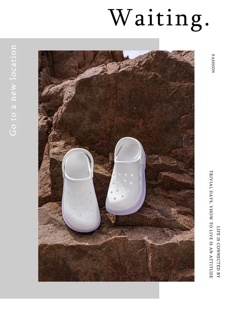 Women's Hole Shoes Summer New Home Wear Non-slip Deodorant Slippers Outdoor Casual Wear-resistant High-value Sandals — feature 46