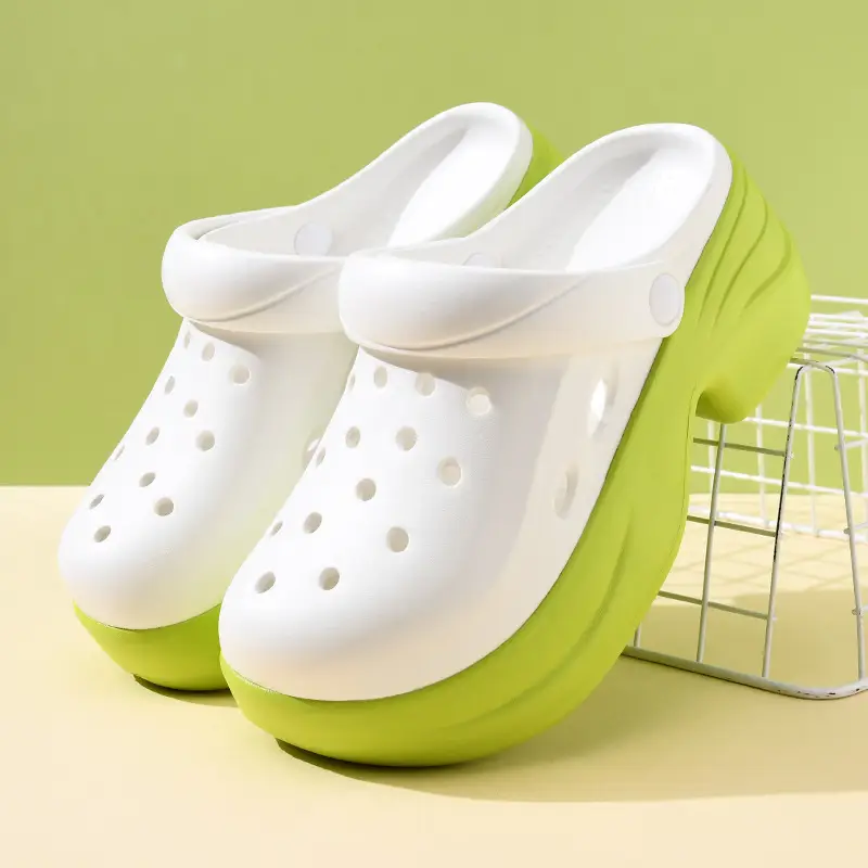 Women's Hole Shoes Summer New Home Wear Non-slip Deodorant Slippers Outdoor Casual Wear-resistant High-value Sandals - Image 2