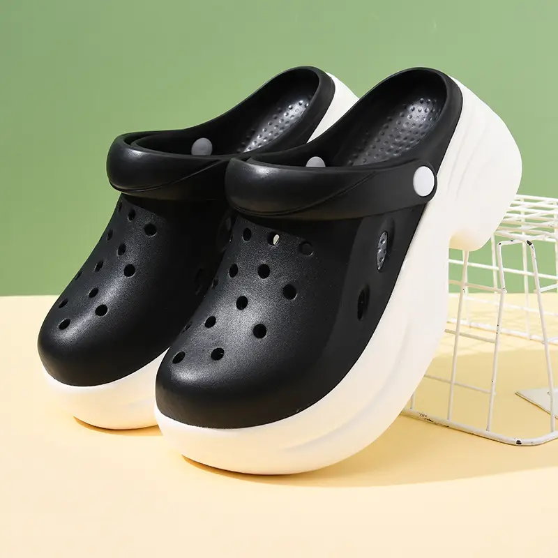 Women's Hole Shoes Summer New Home Wear Non-slip Deodorant Slippers Outdoor Casual Wear-resistant High-value Sandals - Image 5