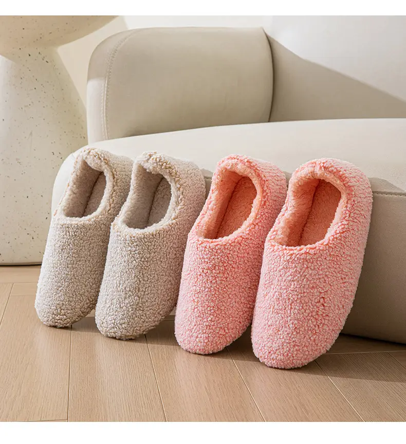 Cross-Border Foreign Trade Confinement Bag with Furry Indoor Home Ladies Foreign Trade Warm Four-Season Confinement Cotton Slippers Cotton Shoes — feature 12