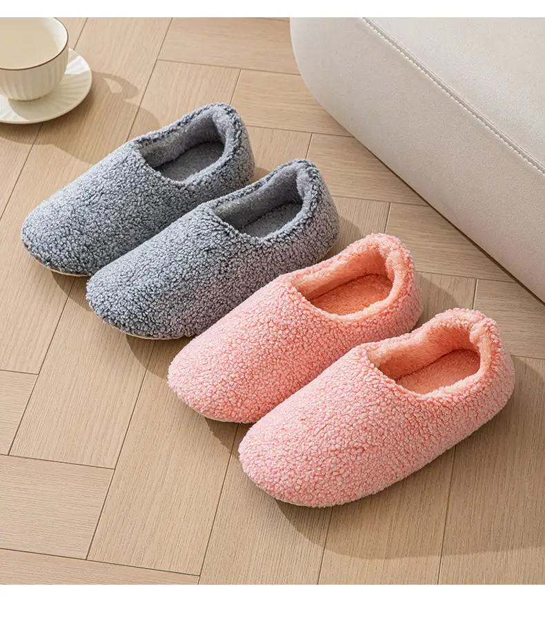Cross-Border Foreign Trade Confinement Bag with Furry Indoor Home Ladies Foreign Trade Warm Four-Season Confinement Cotton Slippers Cotton Shoes — feature 14