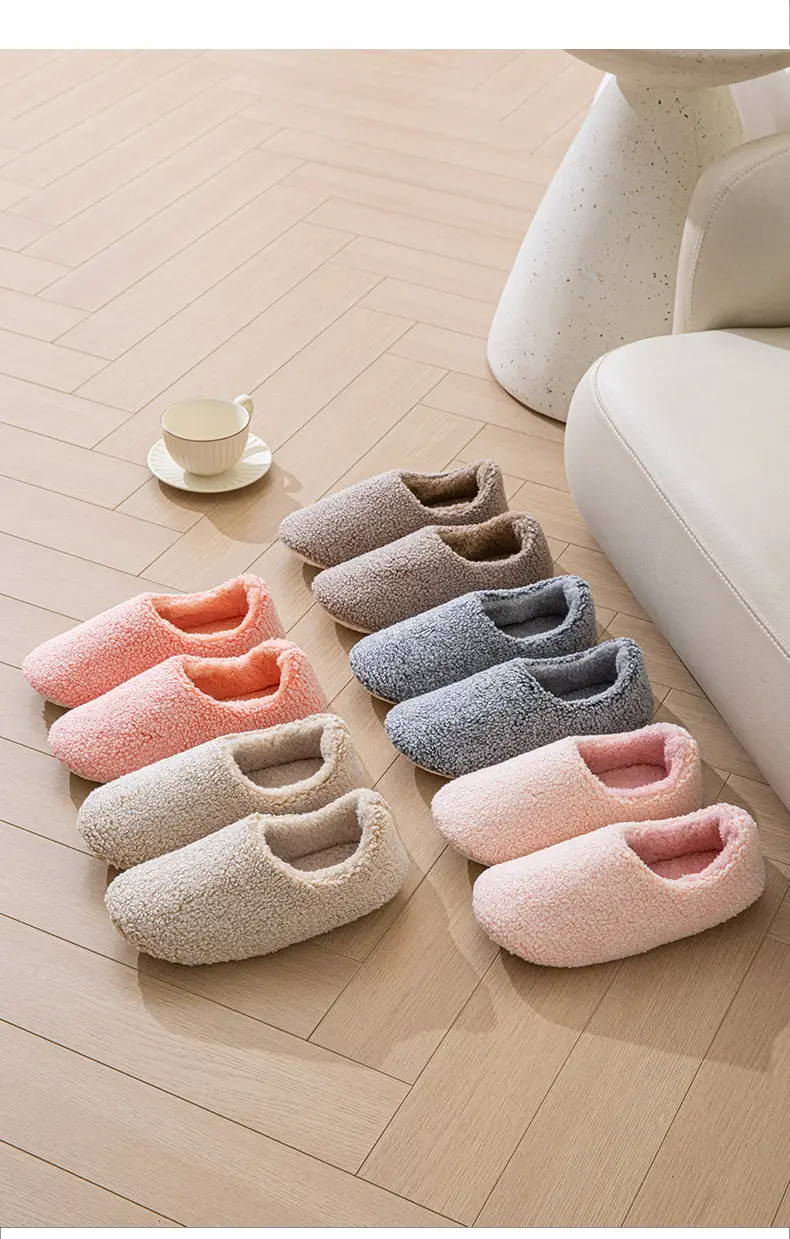 Cross-Border Foreign Trade Confinement Bag with Furry Indoor Home Ladies Foreign Trade Warm Four-Season Confinement Cotton Slippers Cotton Shoes — feature 4