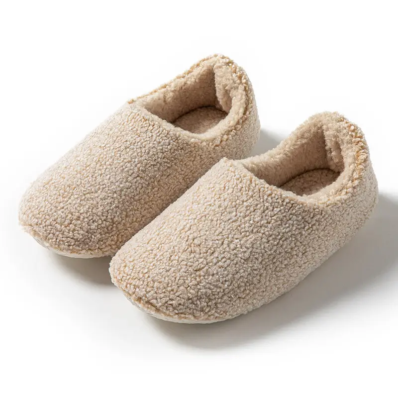 Cross-Border Foreign Trade Confinement Bag with Furry Indoor Home Ladies Foreign Trade Warm Four-Season Confinement Cotton Slippers Cotton Shoes