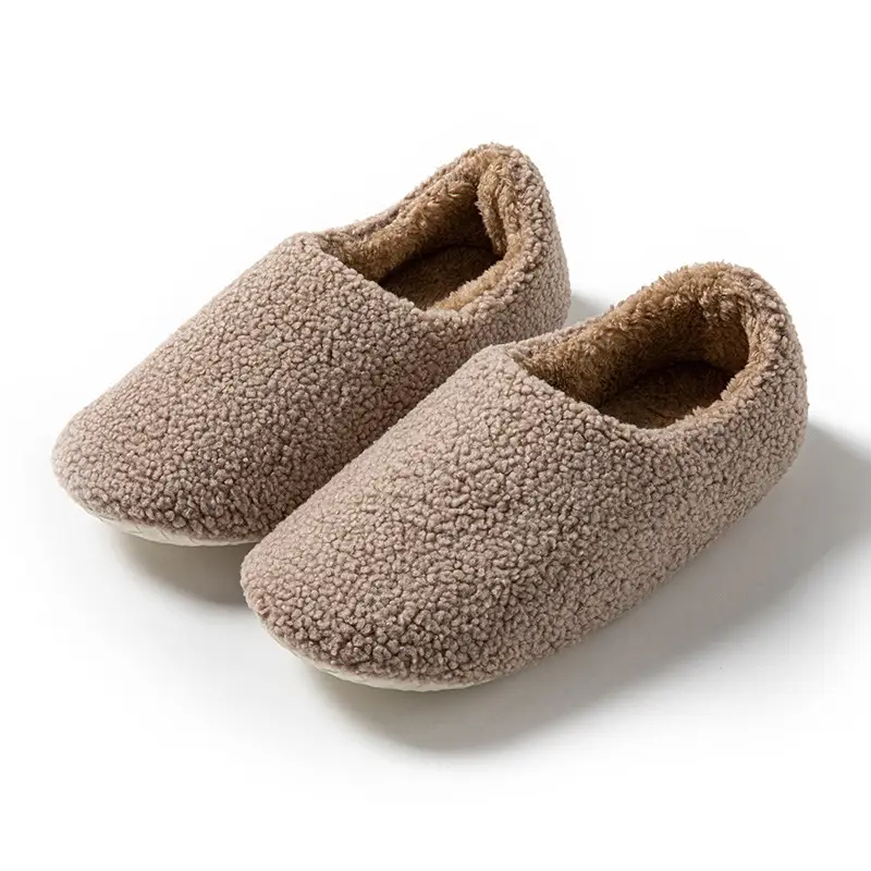 Cross-Border Foreign Trade Confinement Bag with Furry Indoor Home Ladies Foreign Trade Warm Four-Season Confinement Cotton Slippers Cotton Shoes