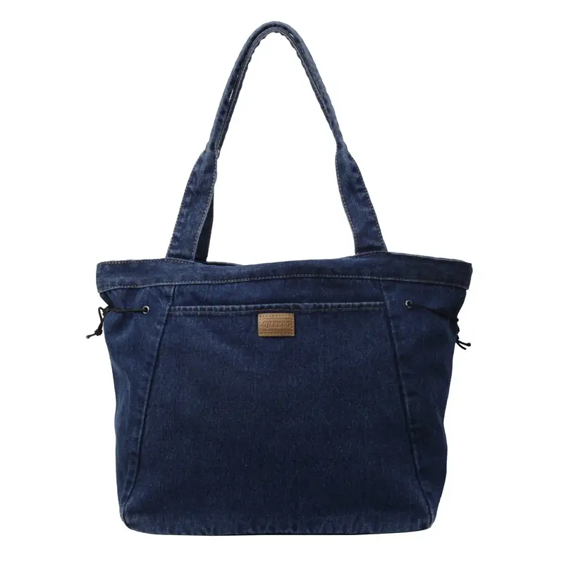 Korean Style Denim Shoulder Bag 2024 Summer - Image 7