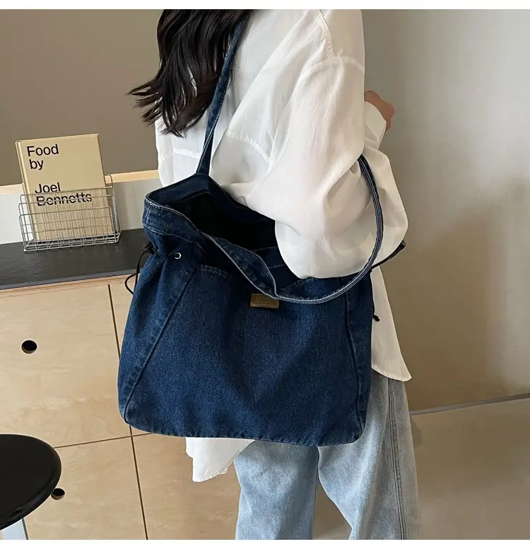 Korean Style Denim Shoulder Bag 2024 Summer — feature 12