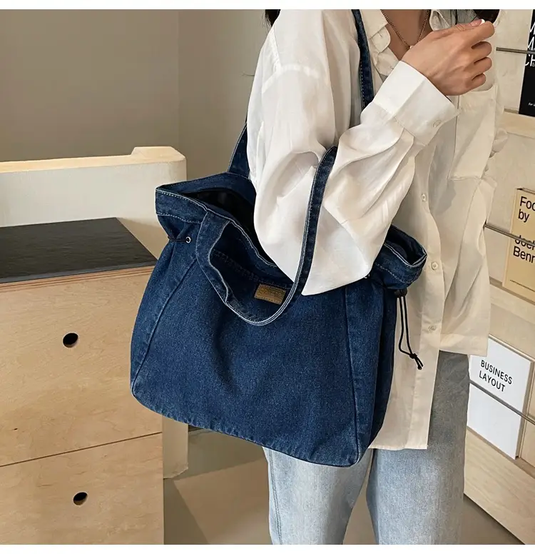 Korean Style Denim Shoulder Bag 2024 Summer — feature 13