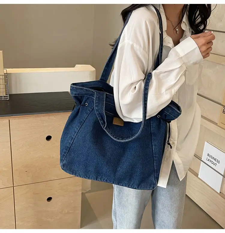 Korean Style Denim Shoulder Bag 2024 Summer — feature 14