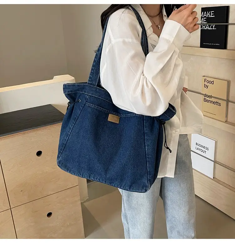 Korean Style Denim Shoulder Bag 2024 Summer — feature 15