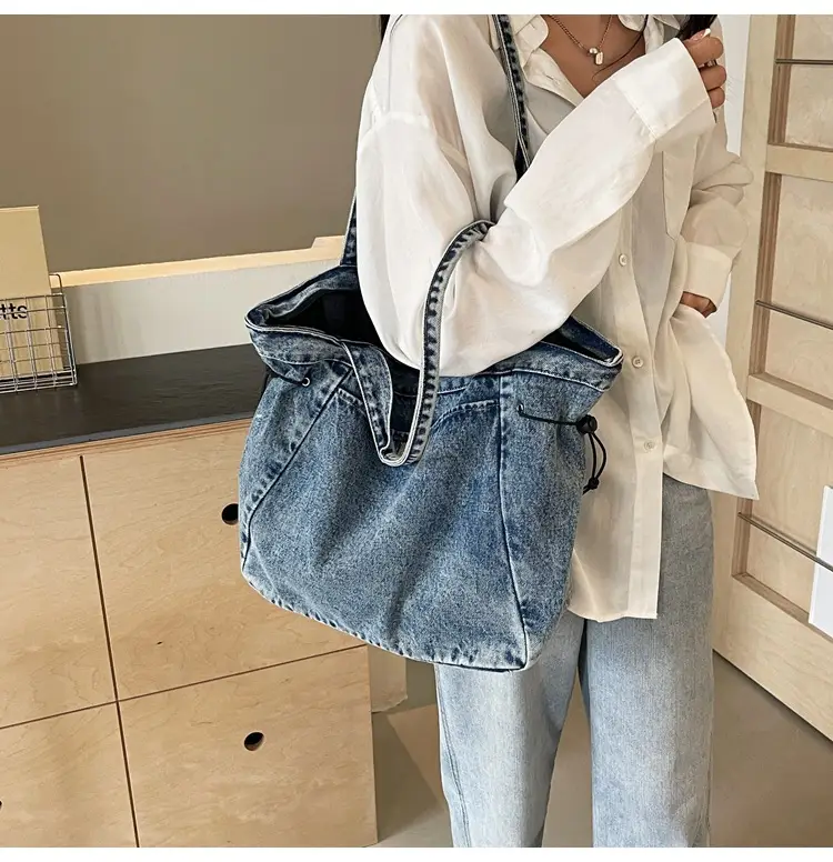 Korean Style Denim Shoulder Bag 2024 Summer — feature 18