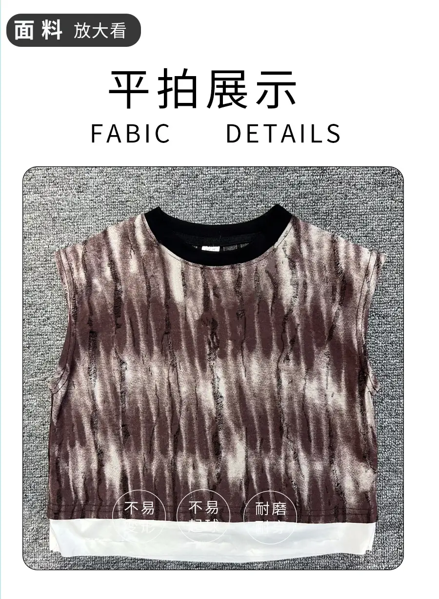 Boys Summer Sleeveless T-Shirt Kids 2025 Korean Style — feature 10