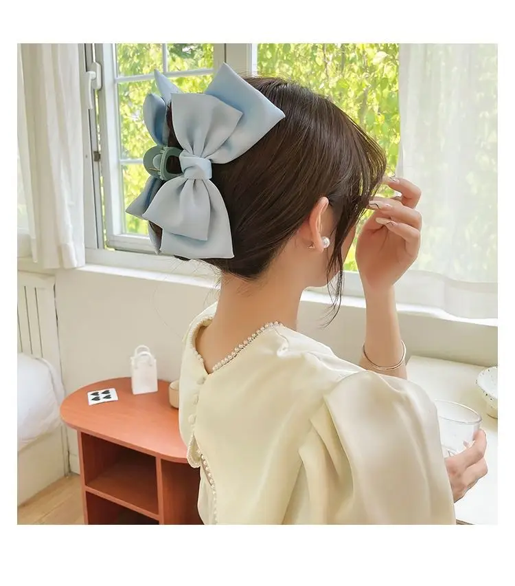 Cream Big Bow Hair Clip for Women 2024 — feature 10