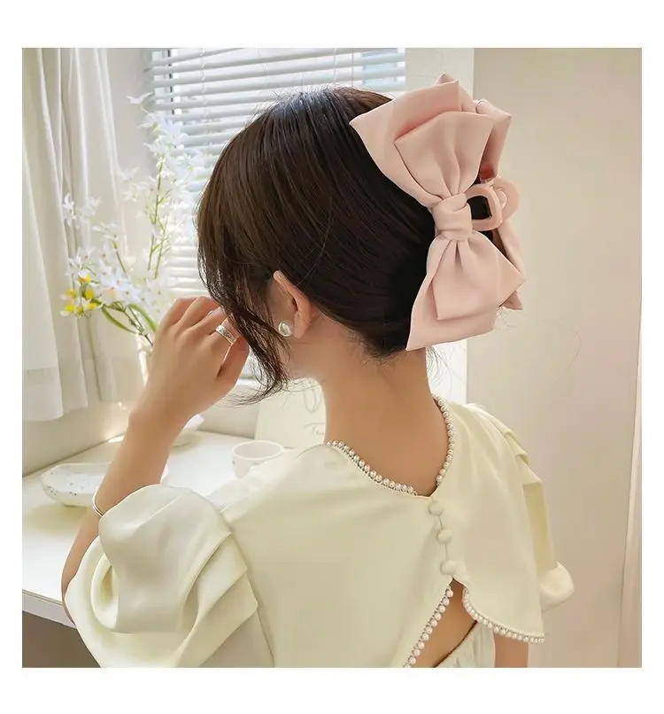 Cream Big Bow Hair Clip for Women 2024 — feature 5