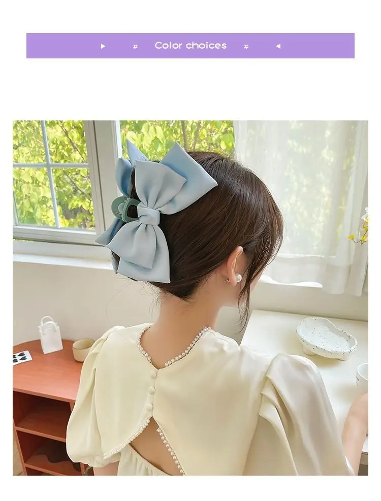Cream Big Bow Hair Clip for Women 2024 — feature 7