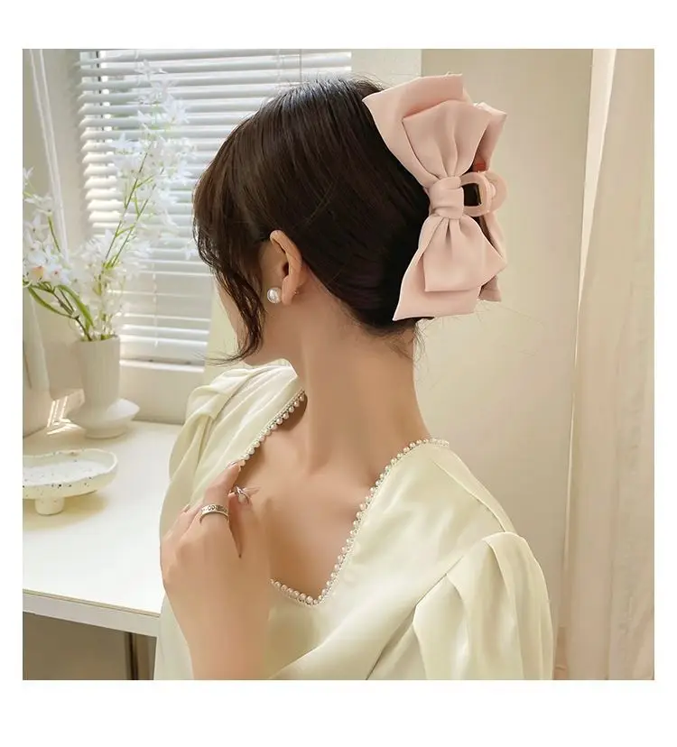 Cream Big Bow Hair Clip for Women 2024 — feature 9