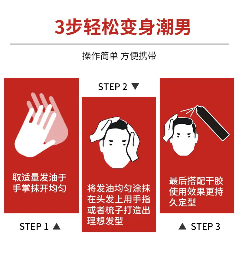 24H Styling Wax for Hair, 3Sec Smooth Finish — feature 9