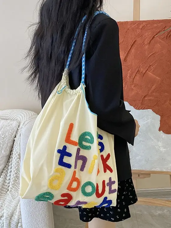 2024 Large Capacity Korean Style Tote Bag Women's Shoulder Bag - Image 7
