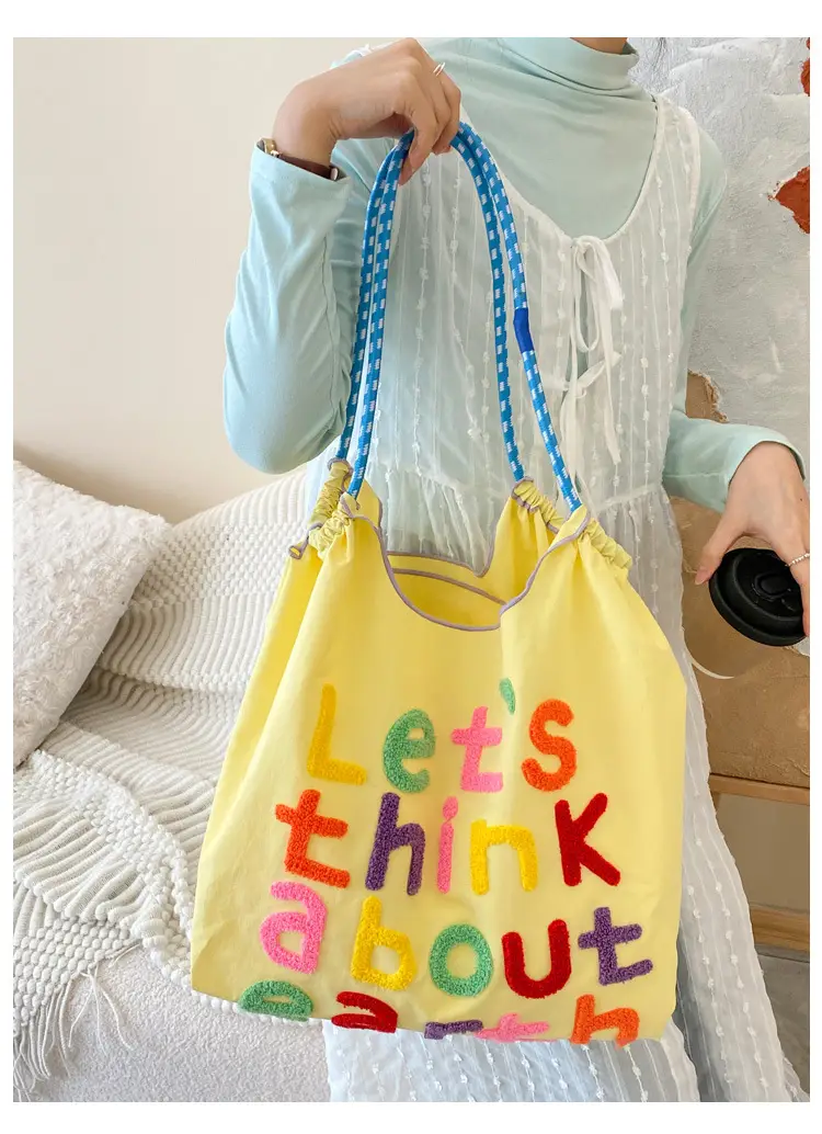 2024 Large Capacity Korean Style Tote Bag Women's Shoulder Bag — feature 5