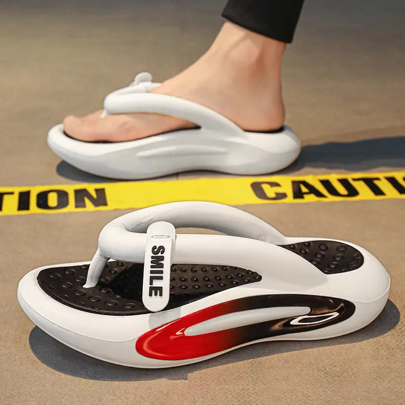 Soft Sole Flip-flops Men's Summer Outer Wear Seaside Beach Sports Sandals Youth Outdoor Personalized Flip-flops - Image 13