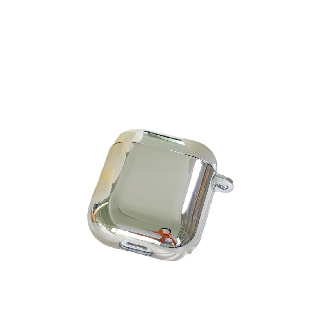 Electroplated Soft Case Suitable for AirPods Pro Protective Case 2/4 Generation Simple and Niche 3Rd Generation Apple Earphone Case Pro3
