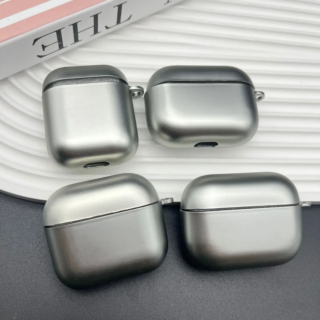 Electroplated Soft Case Suitable for AirPods Pro Protective Case 2/4 Generation Simple and Niche 3Rd Generation Apple Earphone Case Pro3