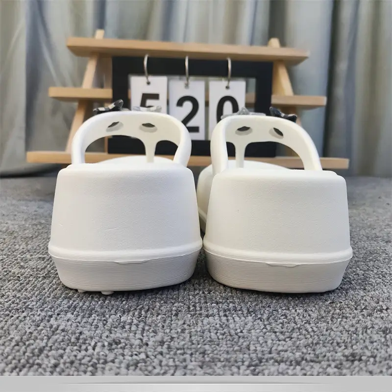 New Five-pointed Star Flip-flops Women's Outer Wear Summer Thick-soled Elevated Platform Cake-heel Beach Non-slip High-heeled Sandals for Women — feature 12