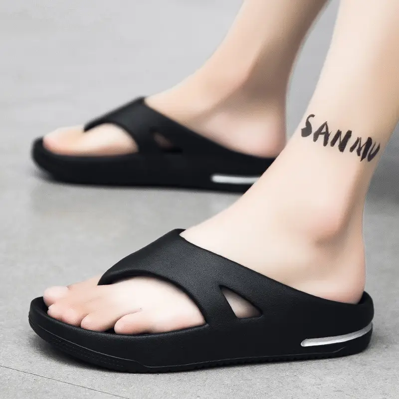 Men's Cross-Border Flip-Flops Summer Sandals Beige Orange - Image 5