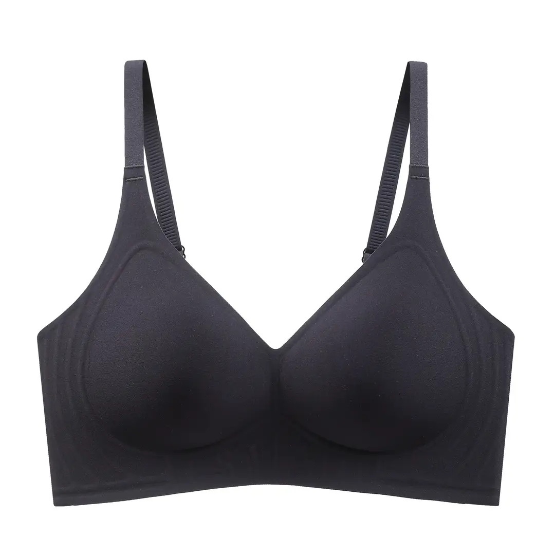 Naked Sense Traceless Underwear Women's Small Chest Push-up Soft Support No Steel Rings Paramilis Comfortable Soft Zero Bound Bra