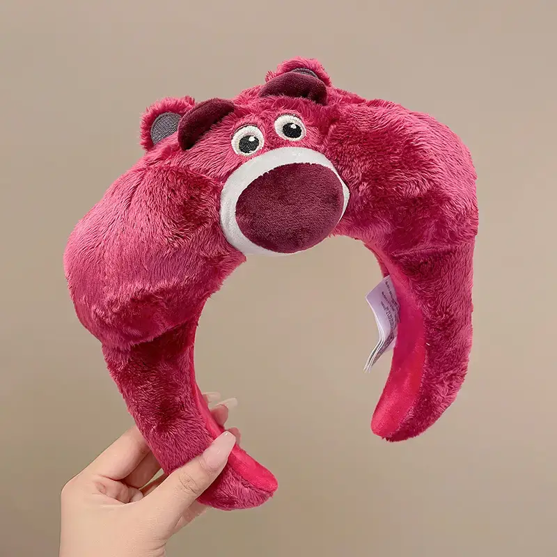 Cute Plush Hair Hoop Set for Girls - Image 3