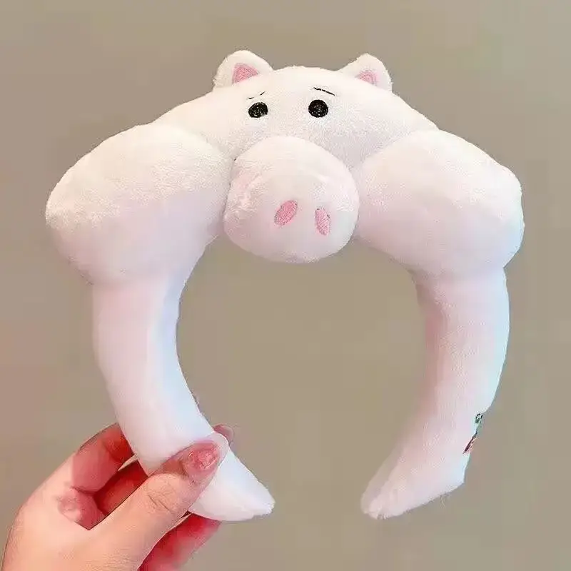 Cute Plush Hair Hoop Set for Girls - Image 5