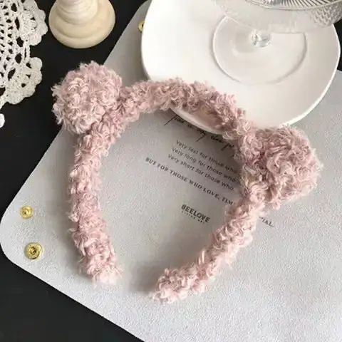 Cute Plush Hair Hoop Set for Girls - Image 52