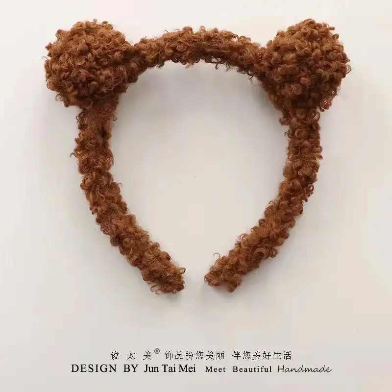 Cute Plush Hair Hoop Set for Girls - Image 54
