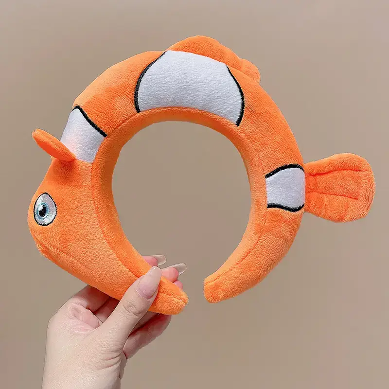 Cute Plush Hair Hoop Set for Girls - Image 7
