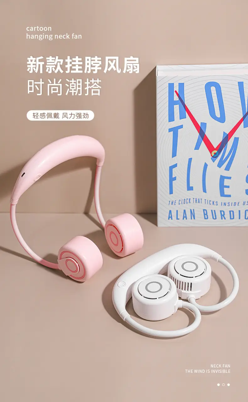 new neck fan bladeless fan usb portable storage lazy aromatherapy neck fan cross border — feature 1