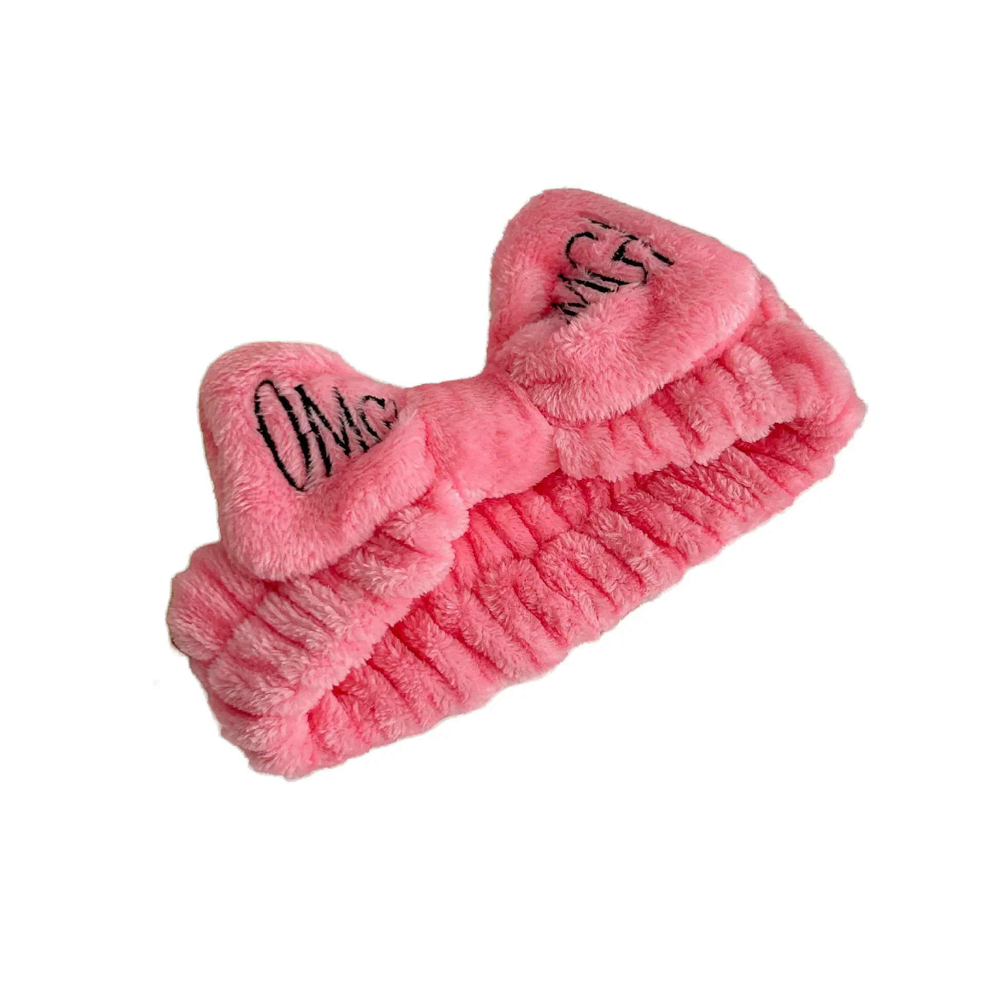 White Fleece Omg Headband for Women - Image 21