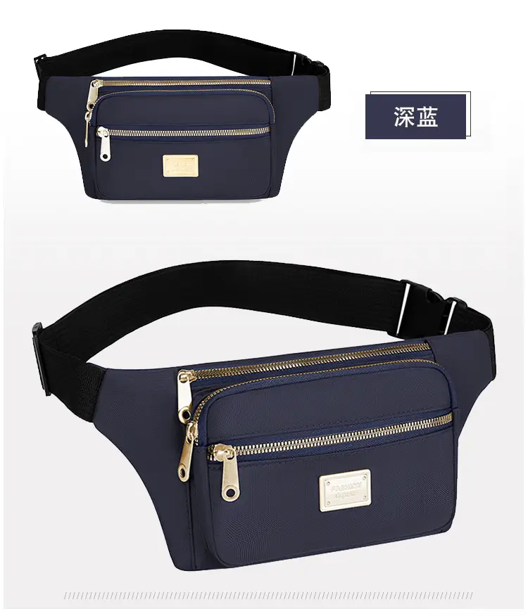 Women's Yellow Nylon Crossbody Bag with Black Strap — feature 24