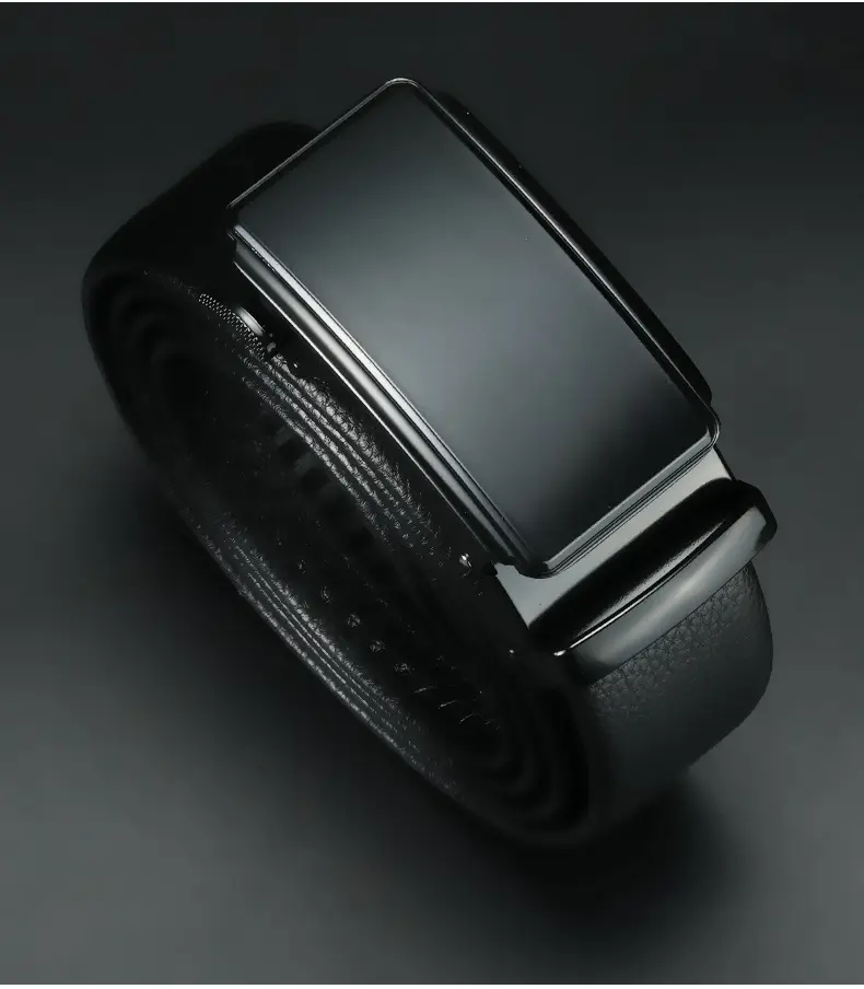 Black Automatic Buckle Belt for Men — feature 10