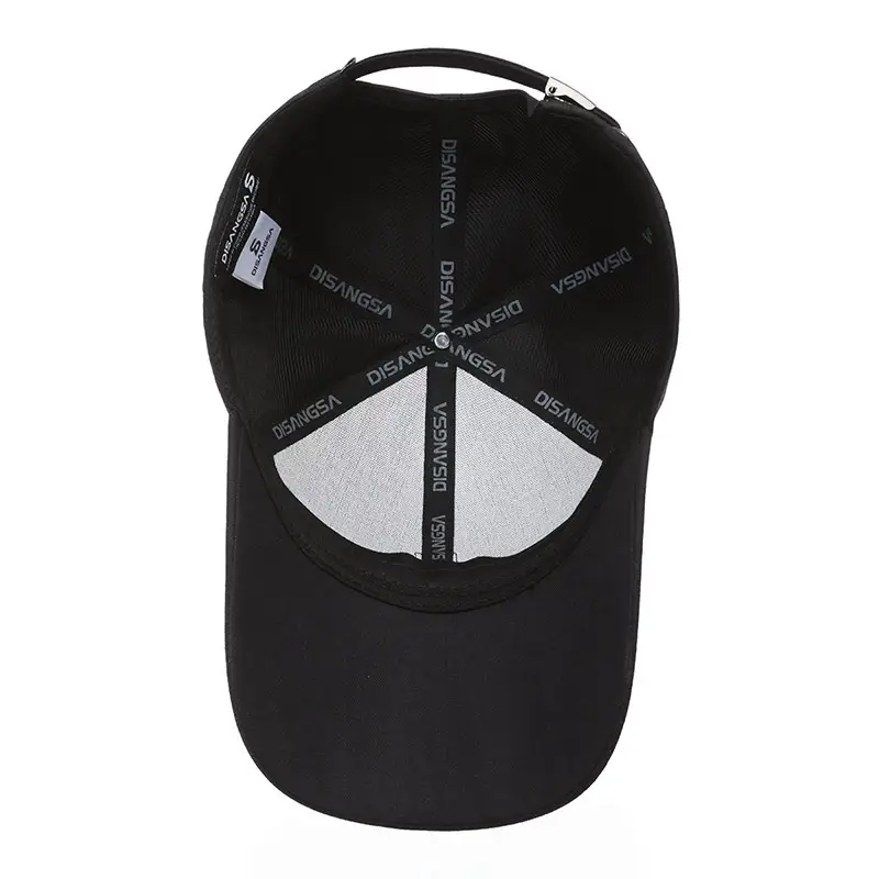 Men Elderly Black Hard Sunscreen Cap - Image 6