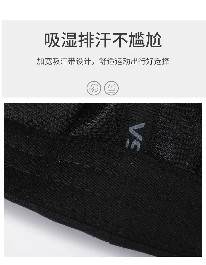 Men Elderly Black Hard Sunscreen Cap — feature 3