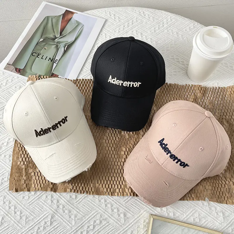 Adererror 3D Letter Embroidered Baseball Cap Women Spring Summer - Image 8