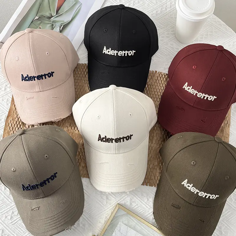 Adererror 3D Letter Embroidered Baseball Cap Women Spring Summer - Image 9