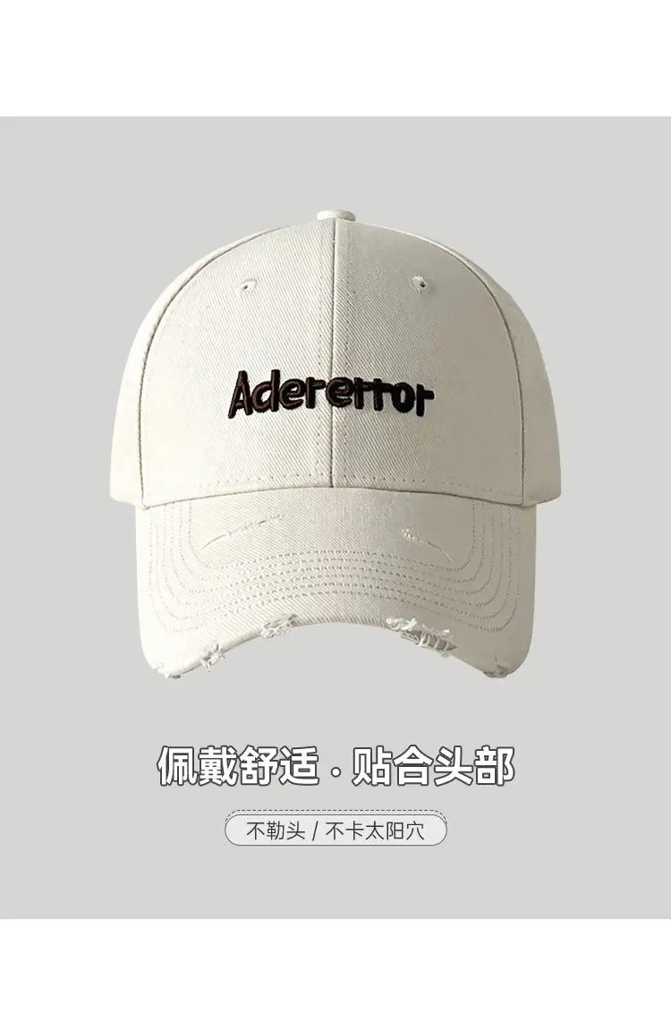 Adererror 3D Letter Embroidered Baseball Cap Women Spring Summer — feature 6
