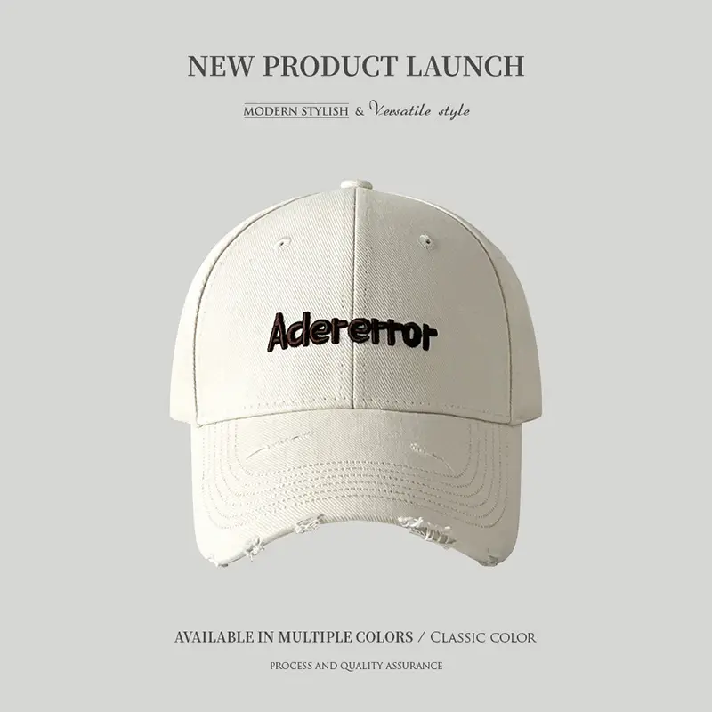 Adererror 3D Letter Embroidered Baseball Cap Women Spring Summer - Image 2